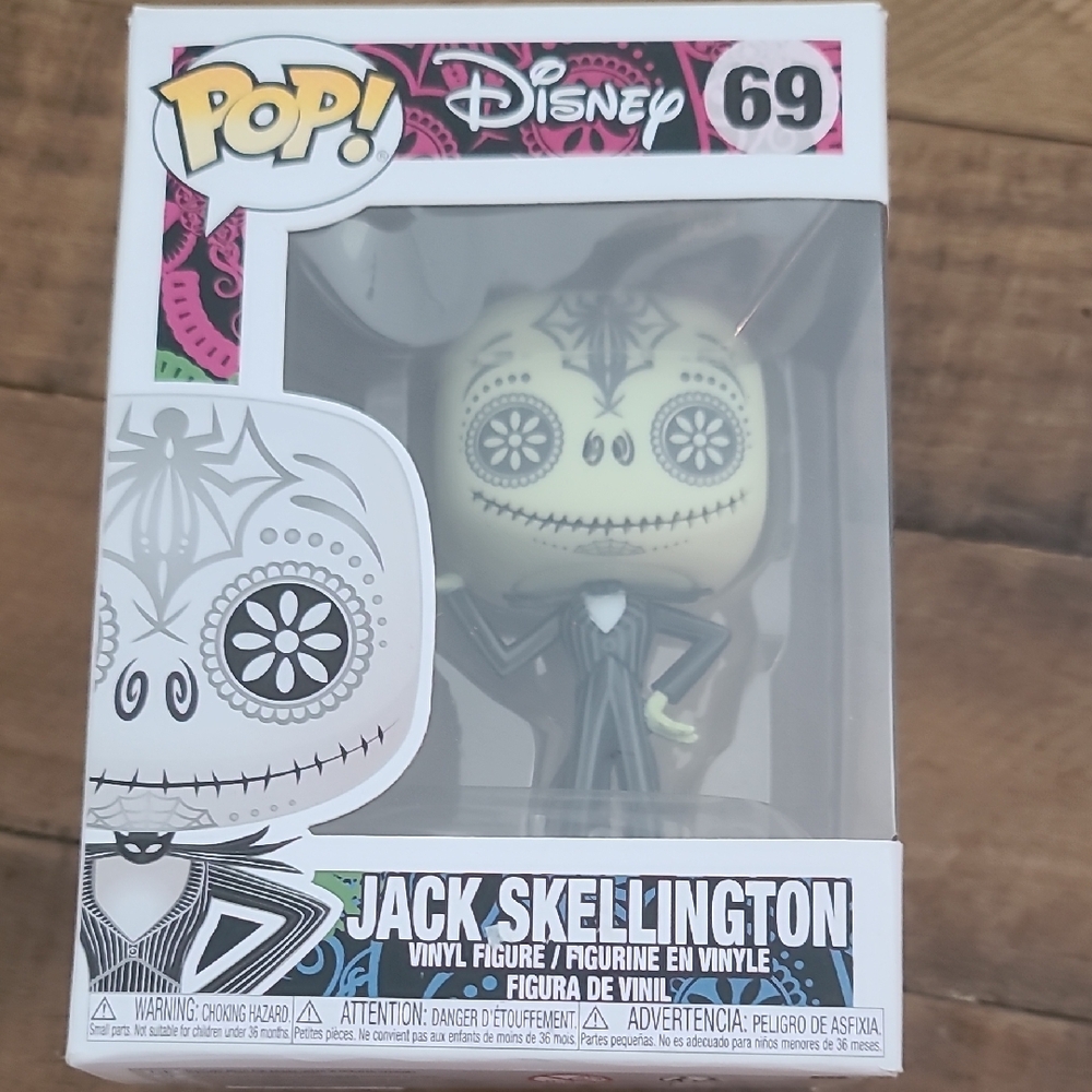 Disney Pop! Jack Skellington Vinyl Figure - Black and White